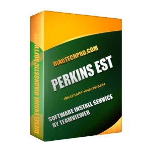 Perkins EST diagnostic software box - Perkins Electronic Service Tool 2024A 2021B 2019B