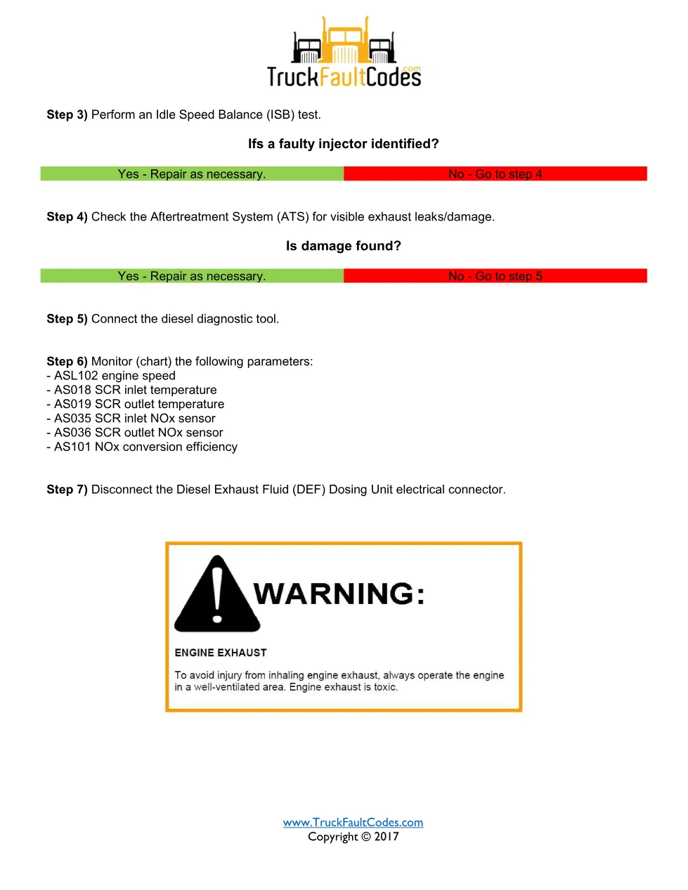 3216 FMI 2 GHG14 – Detroit DD Series SCR NOx Inlet Sensor – Guide - preview page 2 of 3