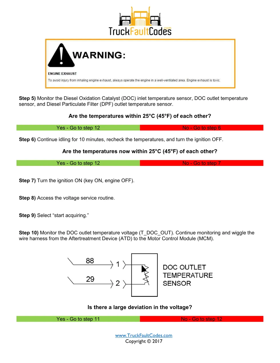 3250 FMI 31 EPA07 — Detroit DD Series DOC Temperature Rise Fault - preview page 2 of 6