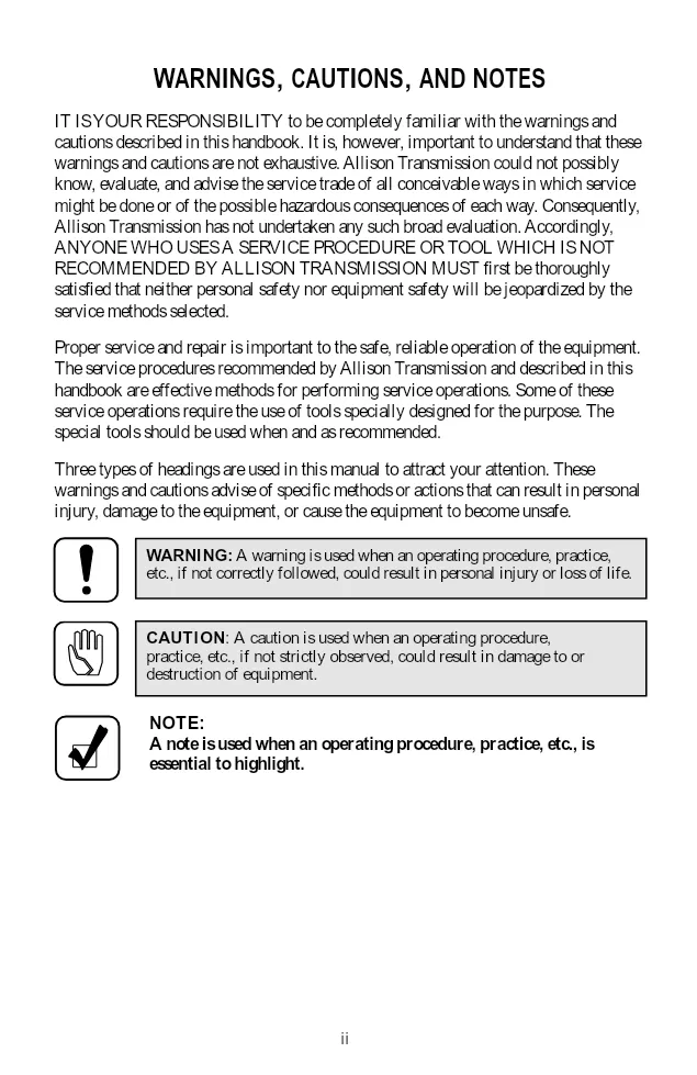 Allison HT CLT electronic control — Mechanic’s Tips MT1958EN - page 3 is available after signing in