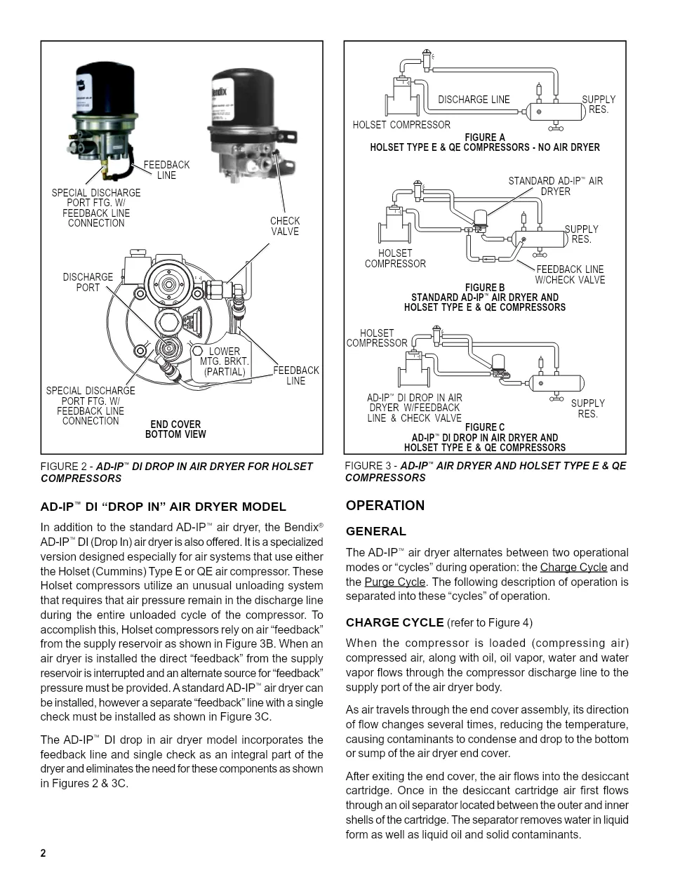 Bendix AD-IP Air Dryer Service Data — SD-08-2414 — PDF, 28 Pages - preview page 2 of 3