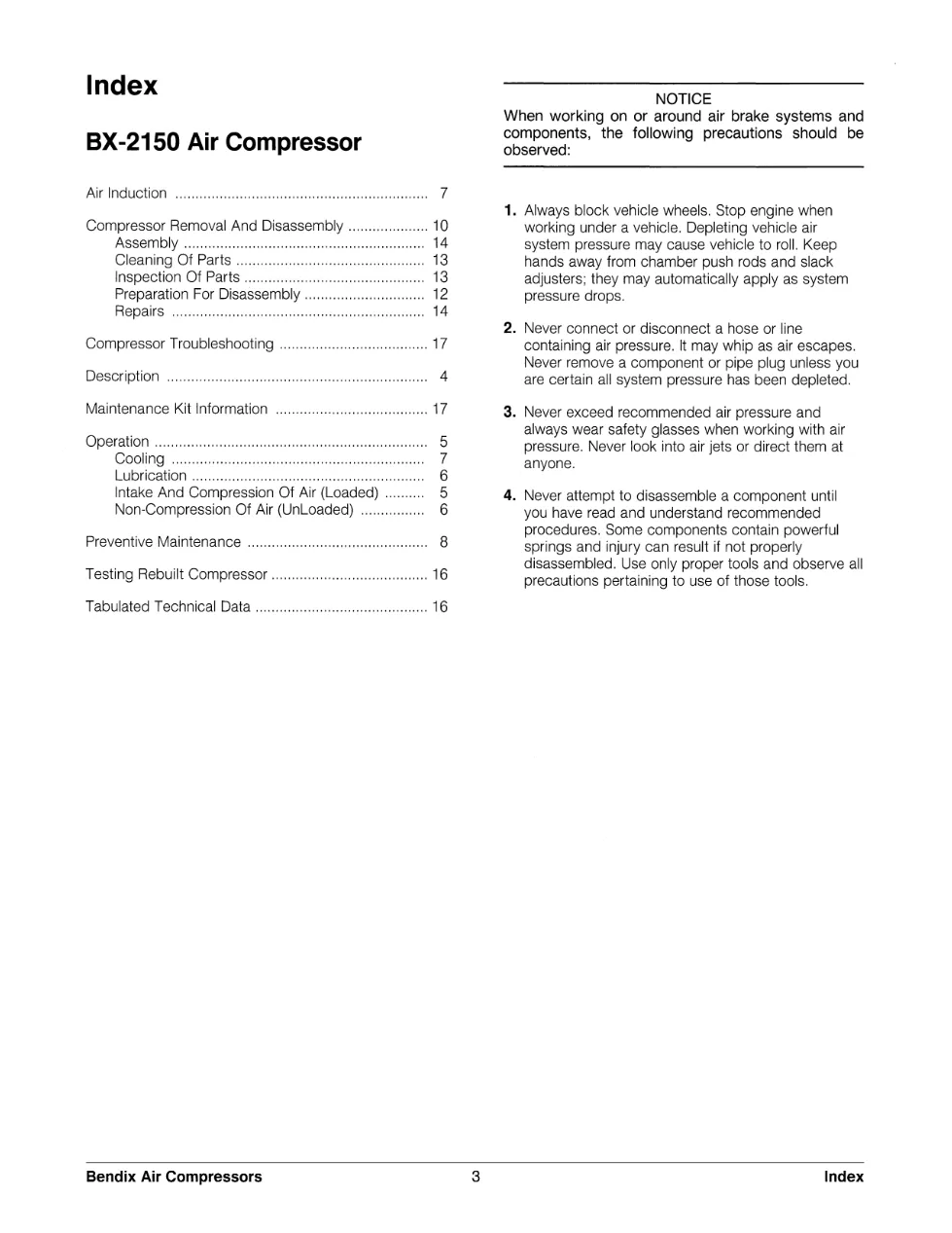 Bendix air compressor manual — Service Guide SENR5122-00 for CAT - page 3 is available after signing in