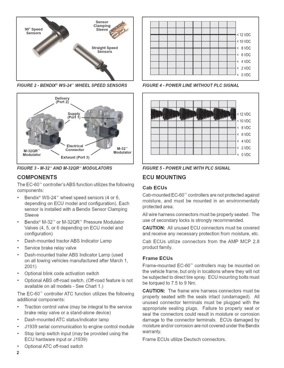 Bendix EC-60 ABS Service Manual — BW2428 — PDF, 44 Pages – Guide - preview page 2 of 3