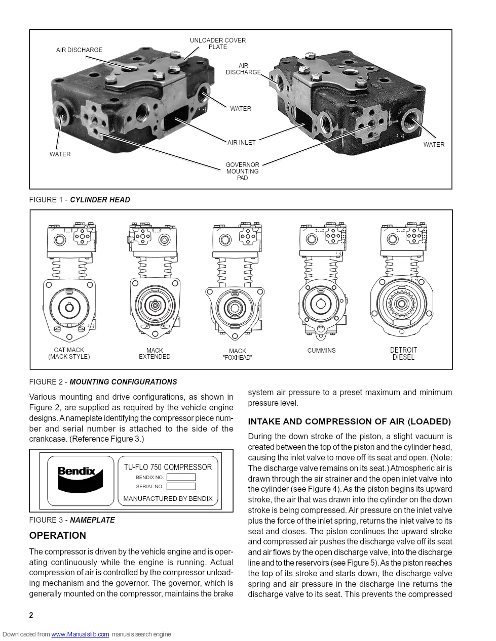 Bendix TU-FLO 750 Compressor Service Data — SD-01-344 — PDF, 40 - preview page 2 of 3