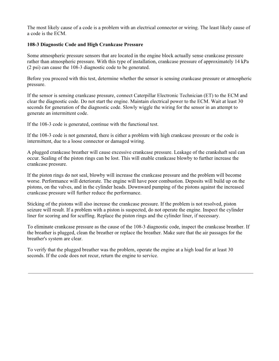 C15 barometric pressure DTCs Troubleshooting — Engine Pressure - page 3 is available after signing in