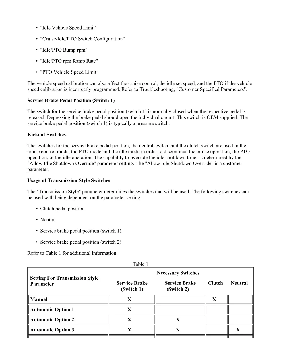 C15 brake switch DTCs Troubleshooting — Service Manual RENR5088-10 - page 3 is available after signing in