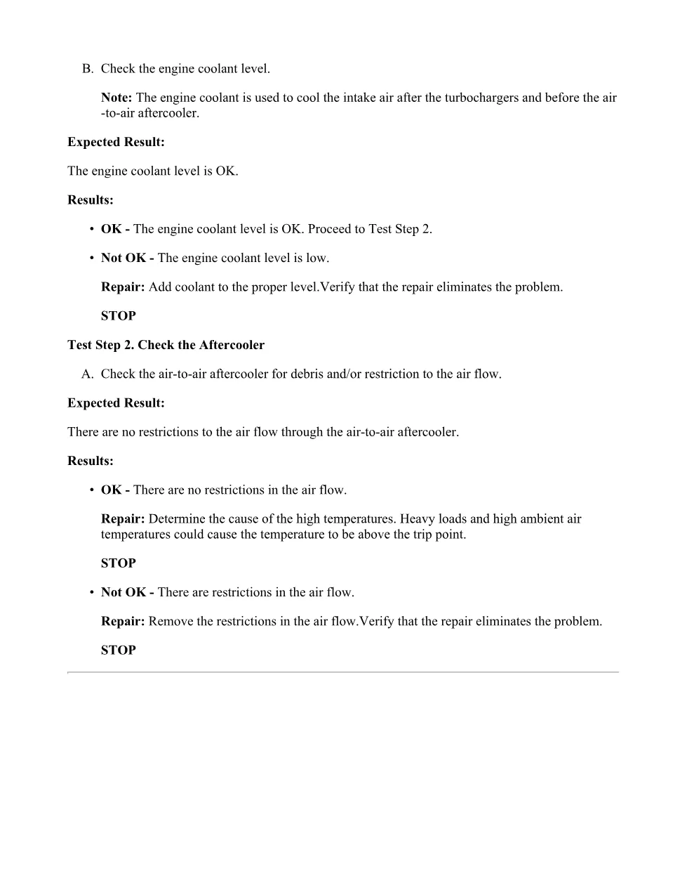 C15 intake manifold DTCs Temperature — Troubleshooting Guide - page 2 is available after signing in