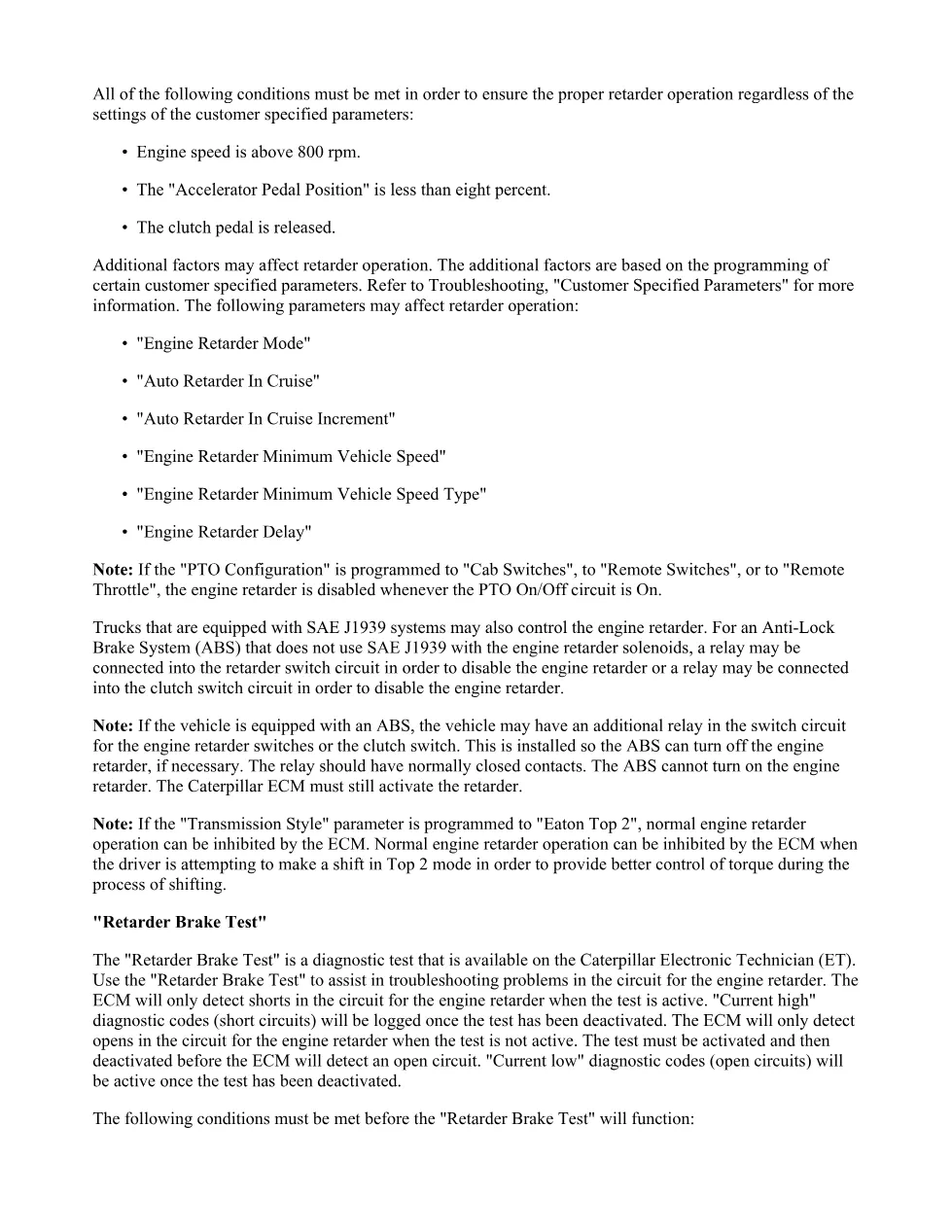 C15 retarder troubleshooting DTCs — Diagnostic Code 0121-06 - page 3 is available after signing in
