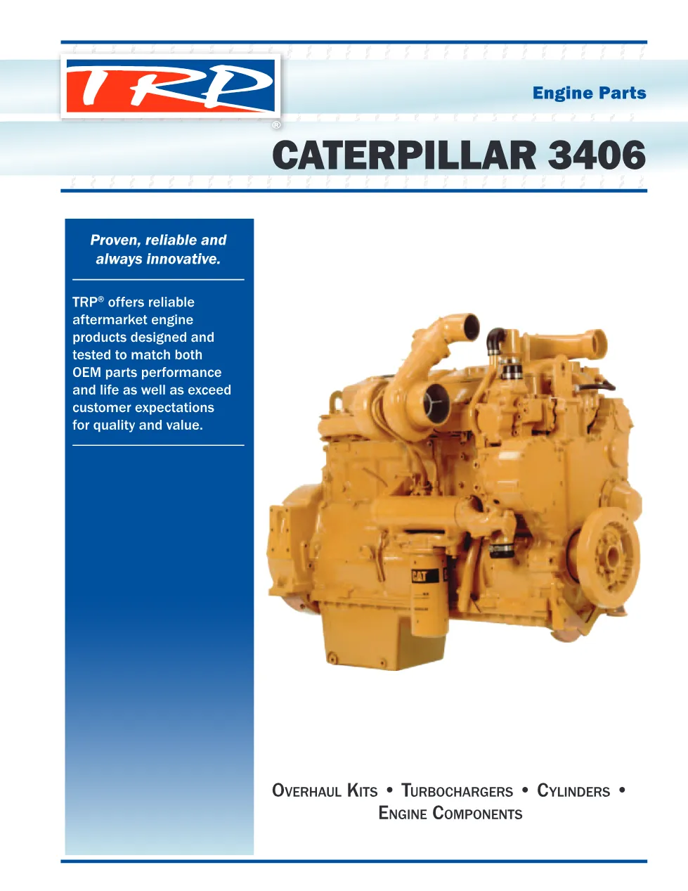 Cat 3406 Engine Parts Manual — TRP400EN Aftermarket Cross – Guide - preview page 1 of 3