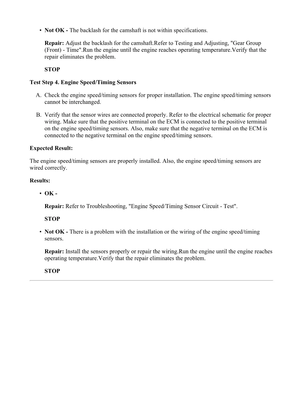 CAT C15 Speed Calibration — Troubleshooting Guide RENR5088-10 - page 3 is available after signing in
