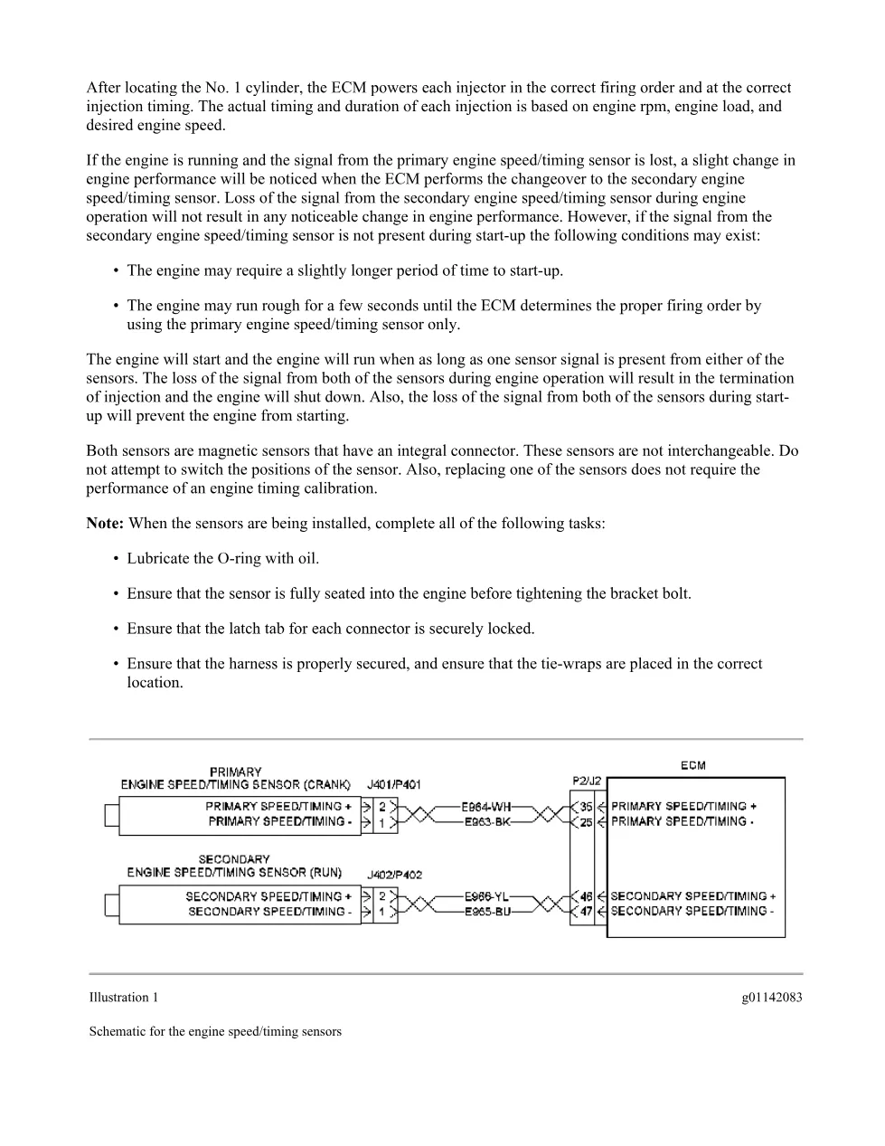 CAT C15 Speed Sensor Troubleshooting — Engine Speed/Timing Sensor - page 3 is available after signing in
