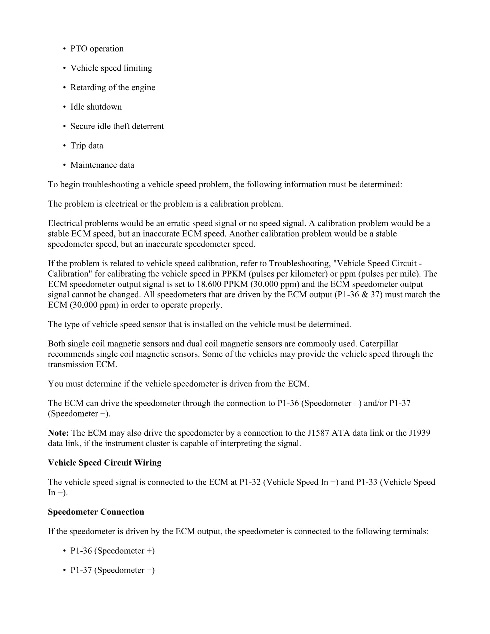 CAT C15 speed signal troubleshooting manual — RENR5088-10 — PDF, - page 3 is available after signing in