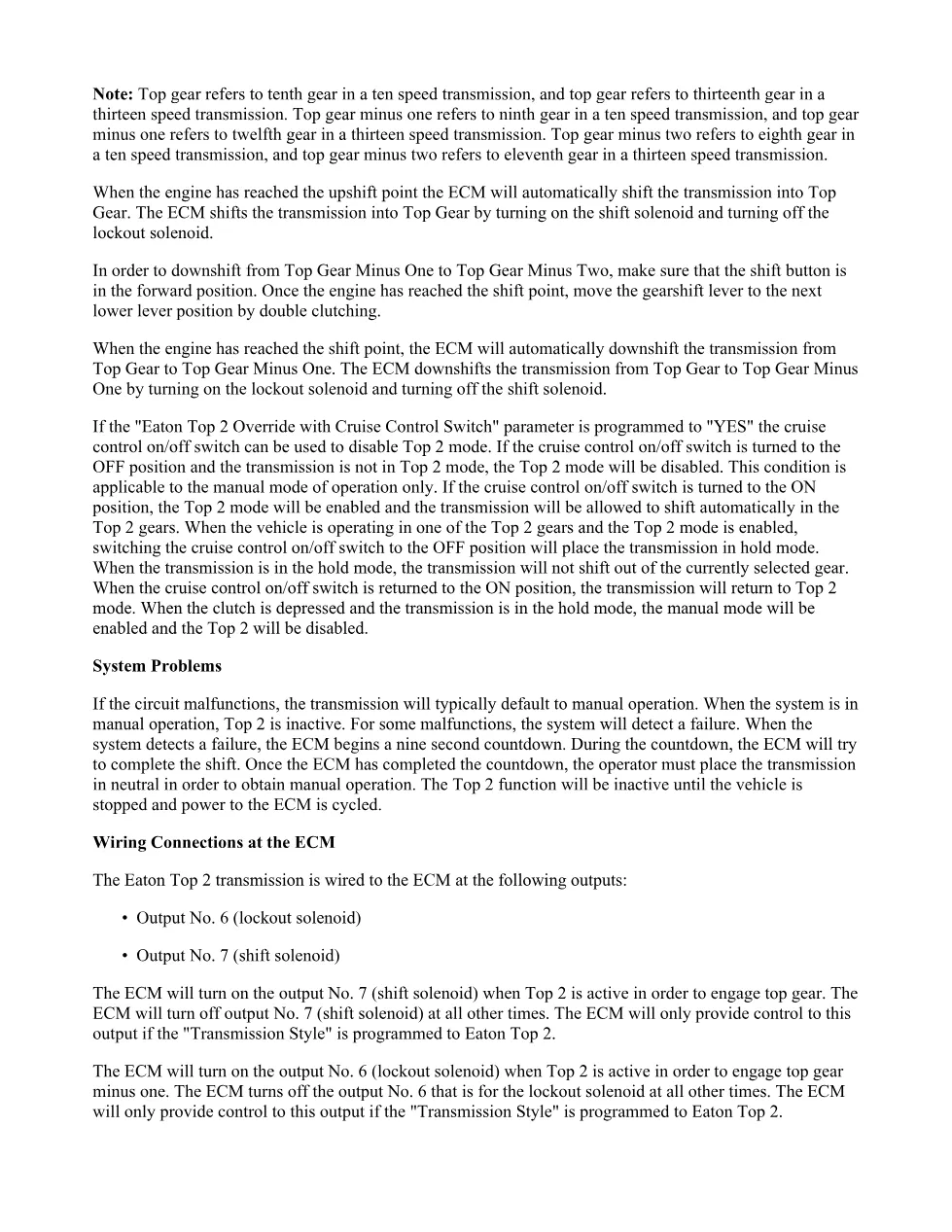 CAT C15 Transmission Troubleshooting — DTC 0191-07 Eaton Top 2 - page 3 is available after signing in