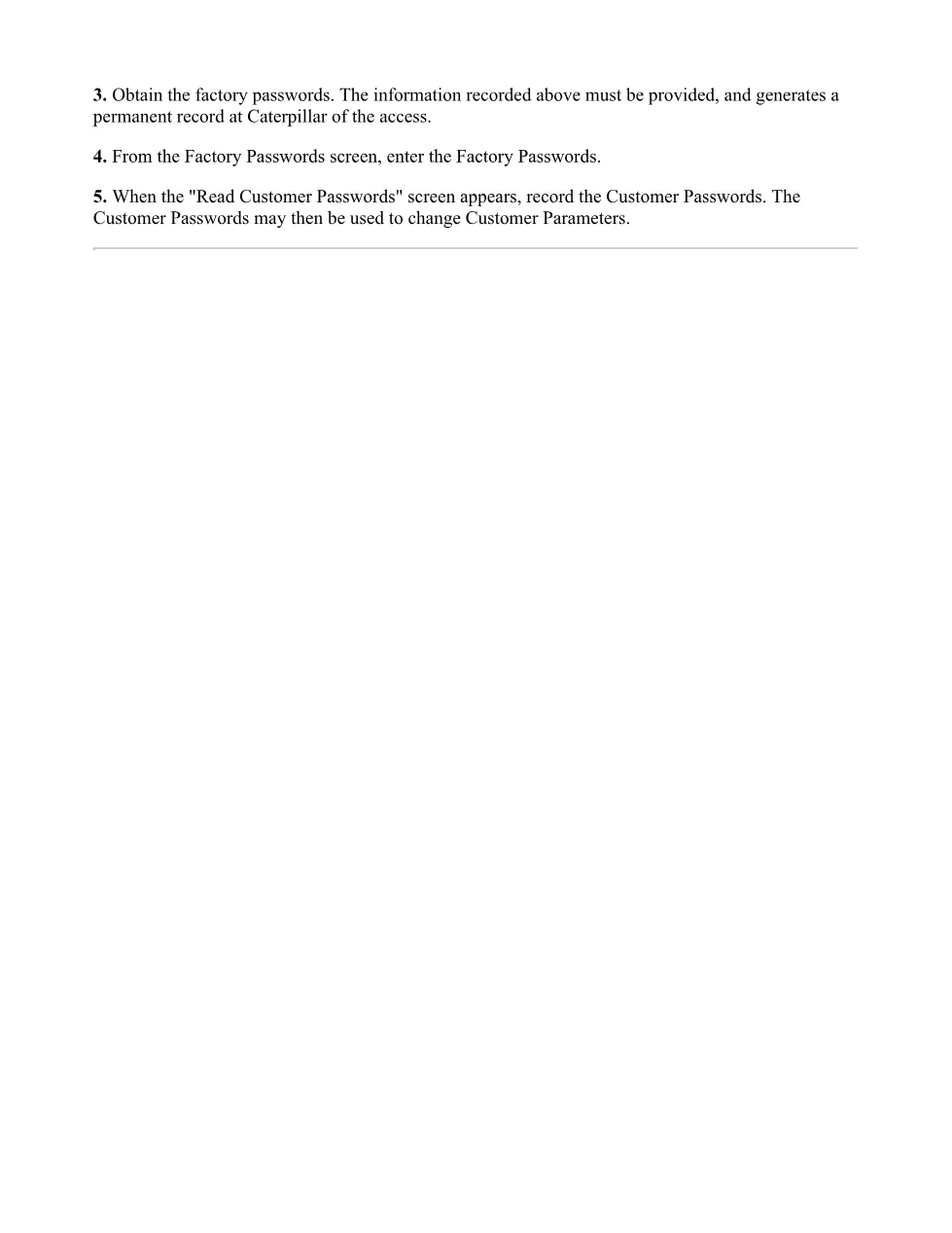 CAT engine factory passwords — 3406E C-10 C-12 3176B SENR5582-06 - page 3 is available after signing in