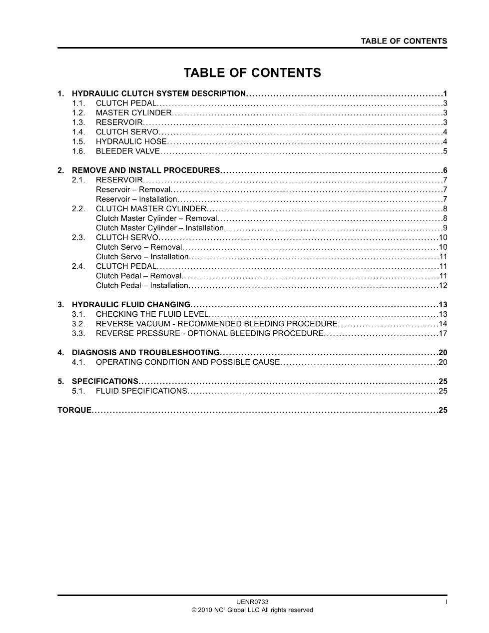 Cat truck hydraulic clutch service manual — Caterpillar – PDF - page 3 is available after signing in