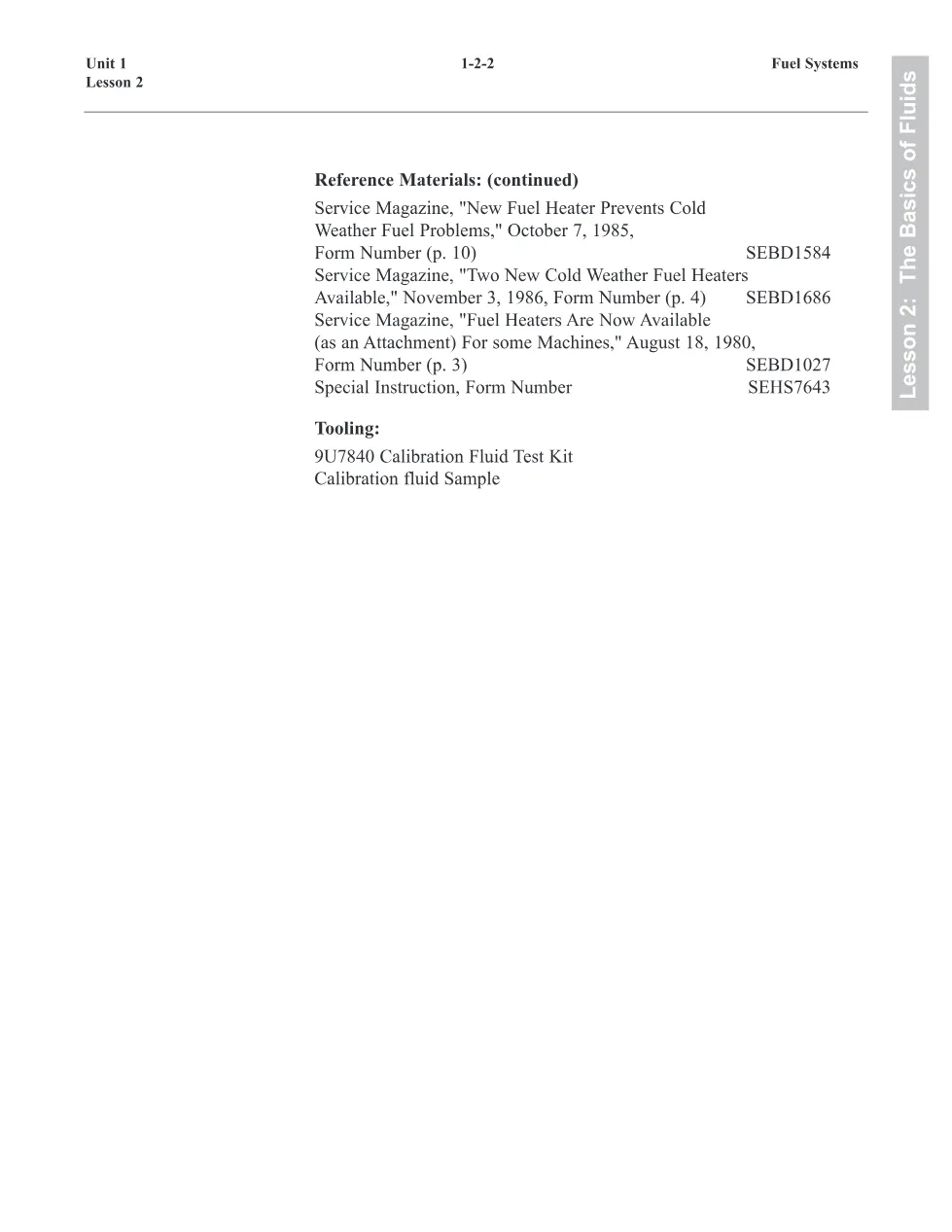 Caterpillar Fuel Fluids Basics document – UNIT1L2S – PDF, 12 - preview page 2 of 3
