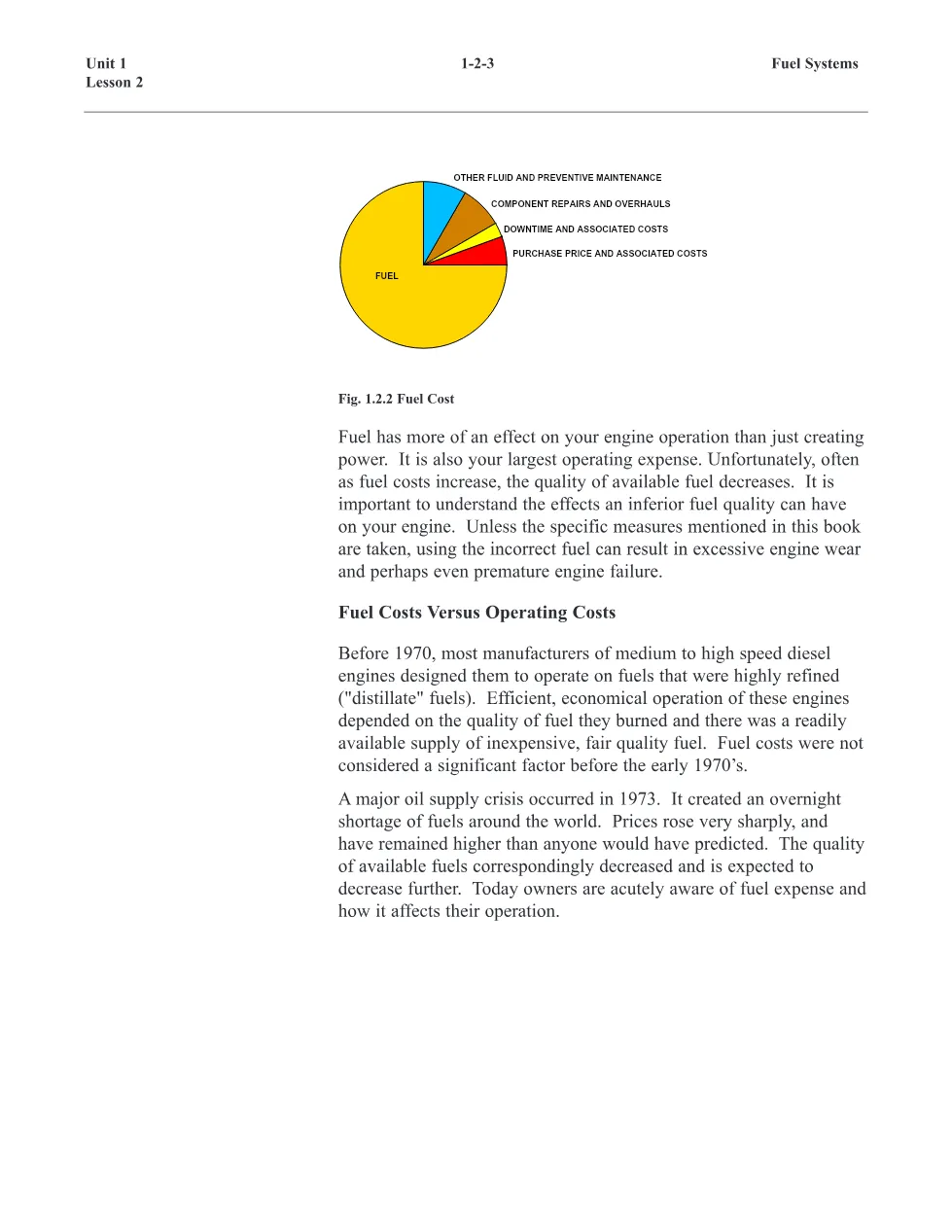 Caterpillar Fuel Fluids Basics document – UNIT1L2S – PDF, 12 - page 3 is available after signing in