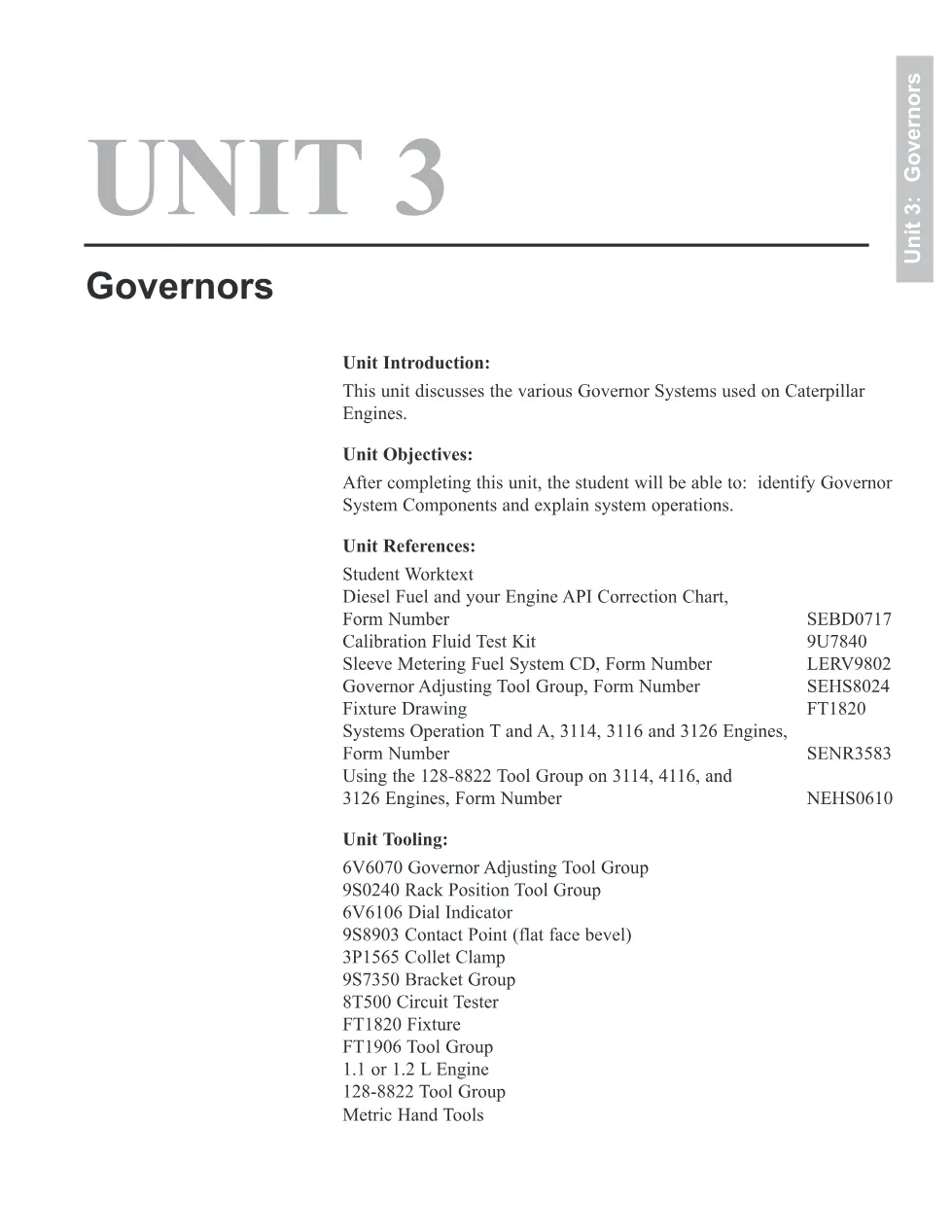 Caterpillar Governor Systems document – UNIT3L1S – PDF, 44 pages - preview page 1 of 3
