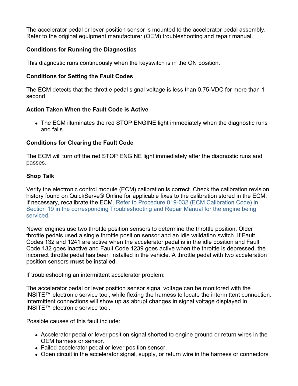 code 132 DTCs troubleshooting manual — ISB6.7 CM2150 - preview page 2 of 3