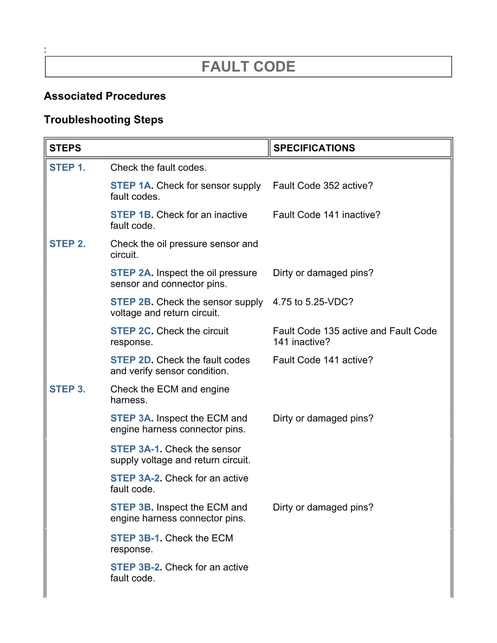 code 141 DTCs troubleshooting manual — Code 141.pdf - page 3 is available after signing in