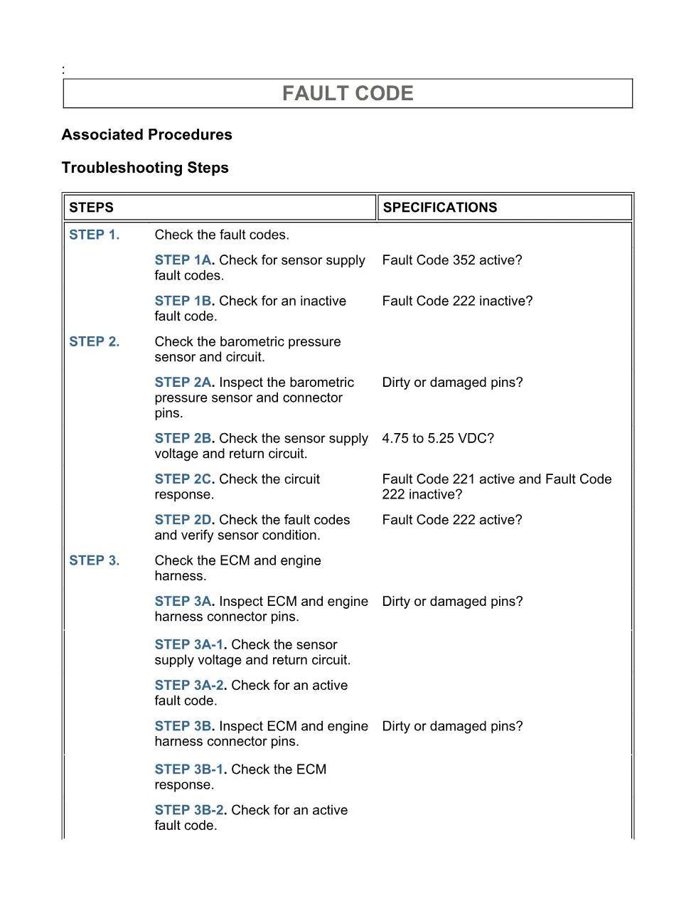 code 222 DTCs Troubleshooting Manual — Code 222 PDF, 15 - page 3 is available after signing in