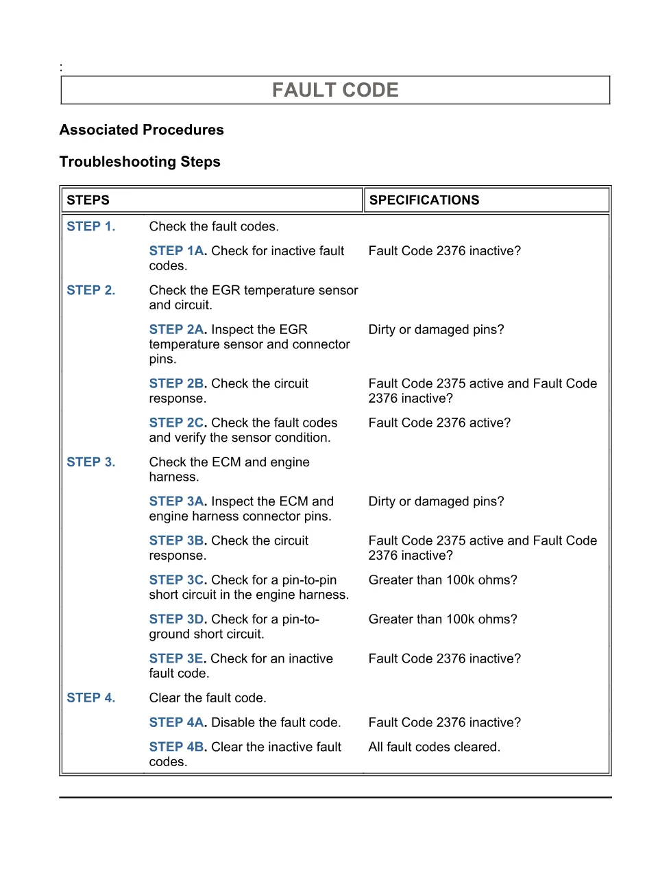 code 2376 DTCs Diagnostic Manual — Code 2376.pdf — PDF, - page 3 is available after signing in