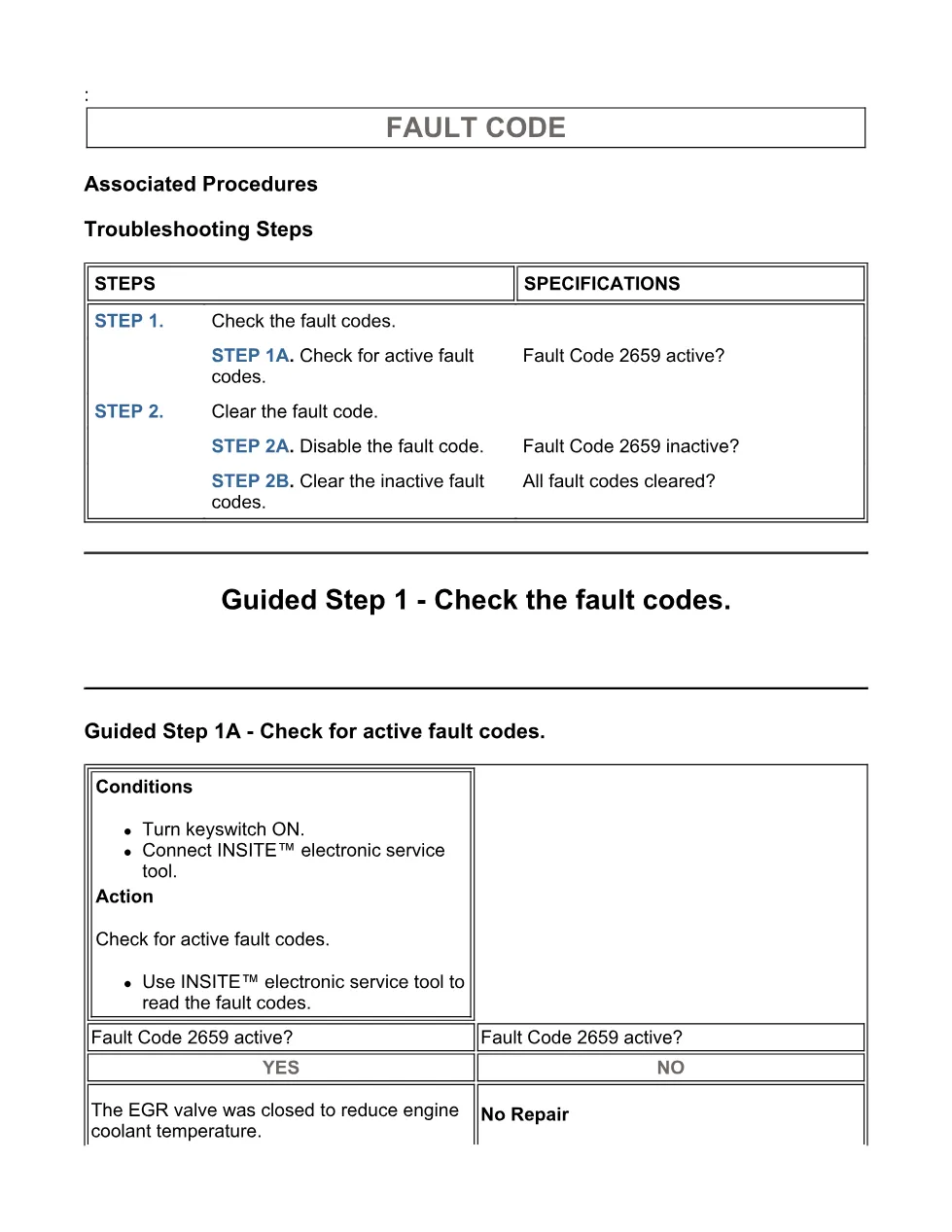 Code 2659 DTCs Document — ISB6.7 CM2150 Engine Coolant - page 3 is available after signing in