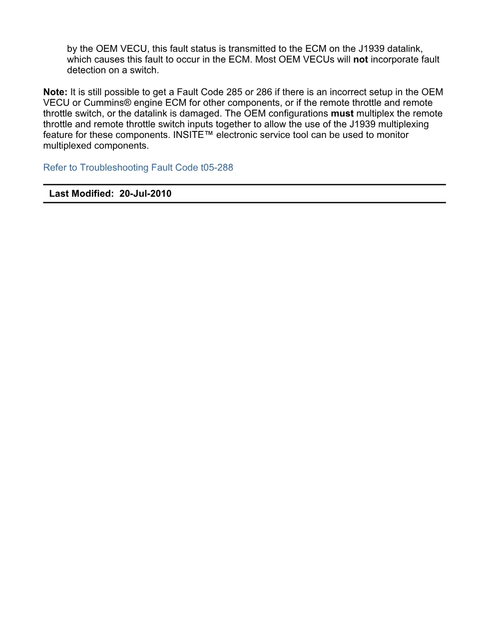 code 288 DTCs Troubleshooting Manual — Code 288.pdf - page 3 is available after signing in