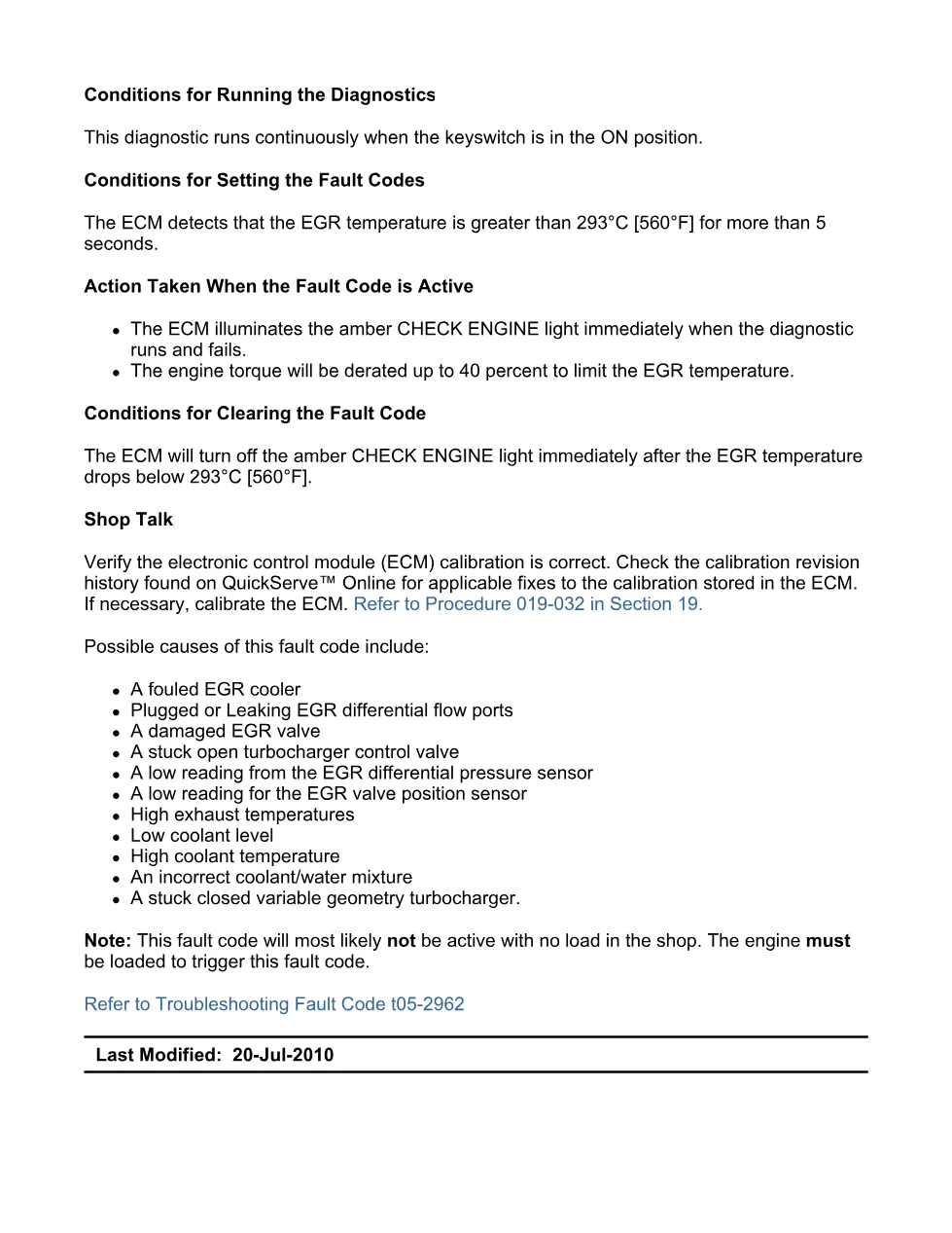 code 2962 DTCs troubleshooting manual — Code 2962 — PDF, - preview page 2 of 3