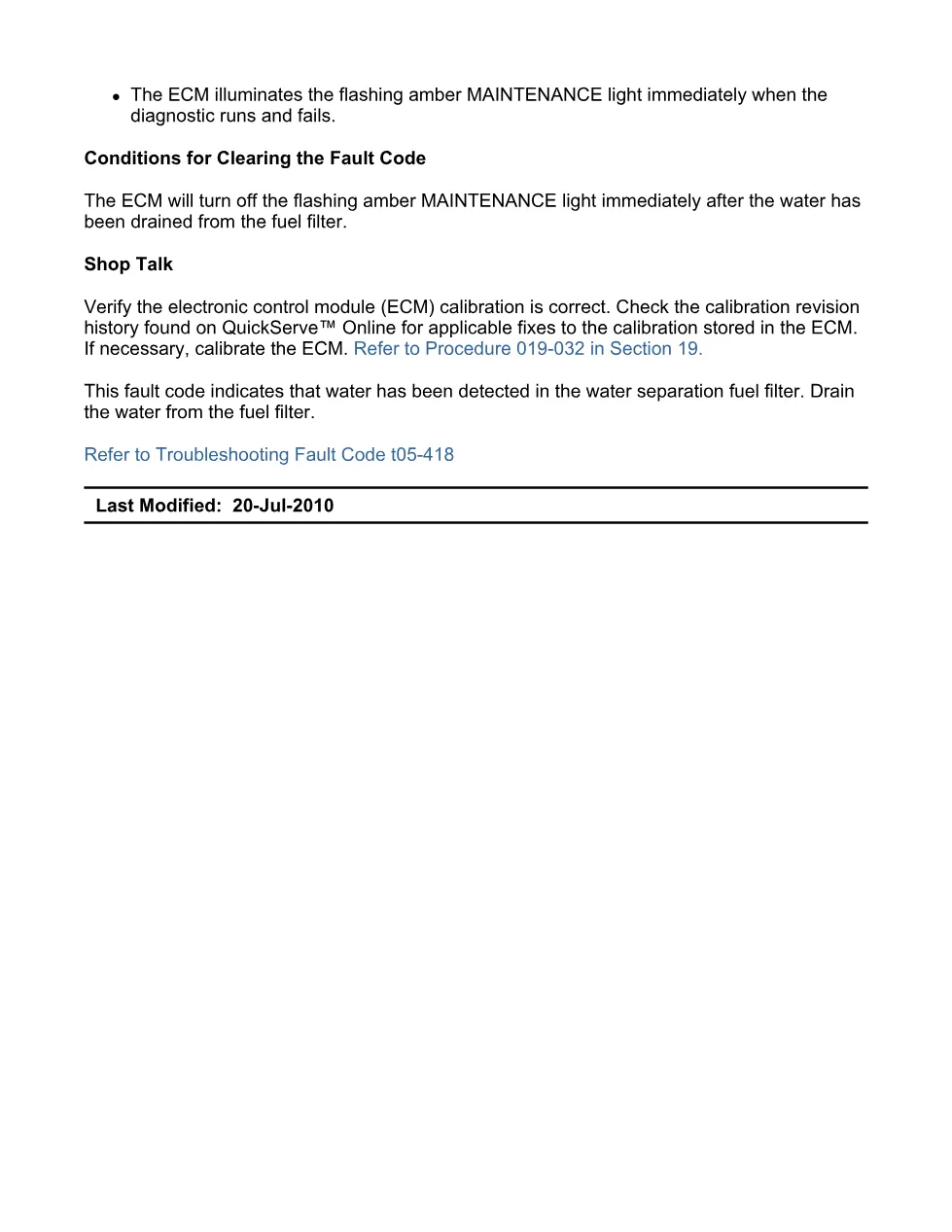 code 418 DTCs Troubleshooting Manual — Code 418 — PDF, 3 - preview page 2 of 3