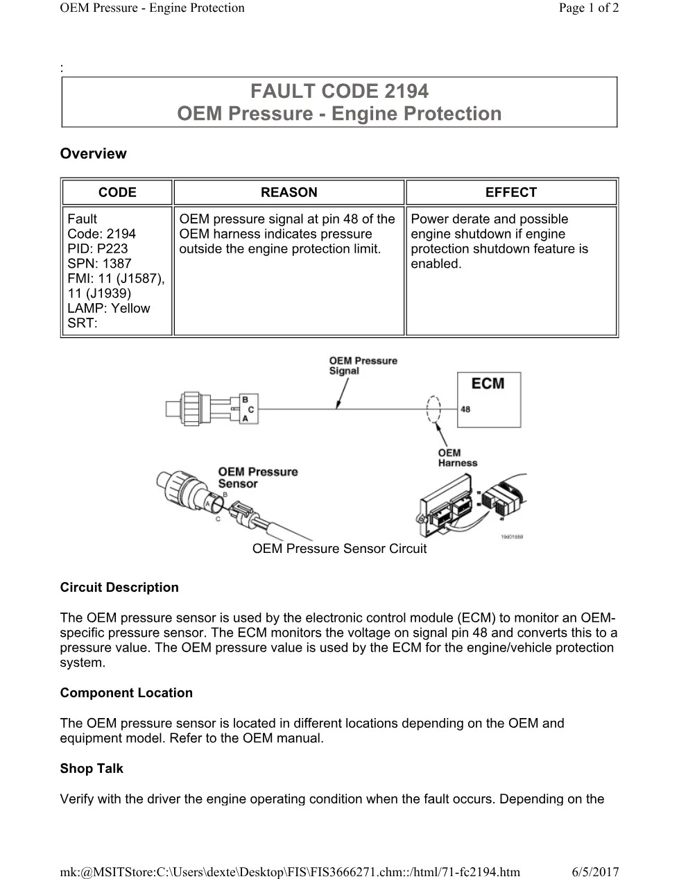 Cummins 03 Technical Document Reference – 2 pages – PDF – Service - preview page 1 of 2