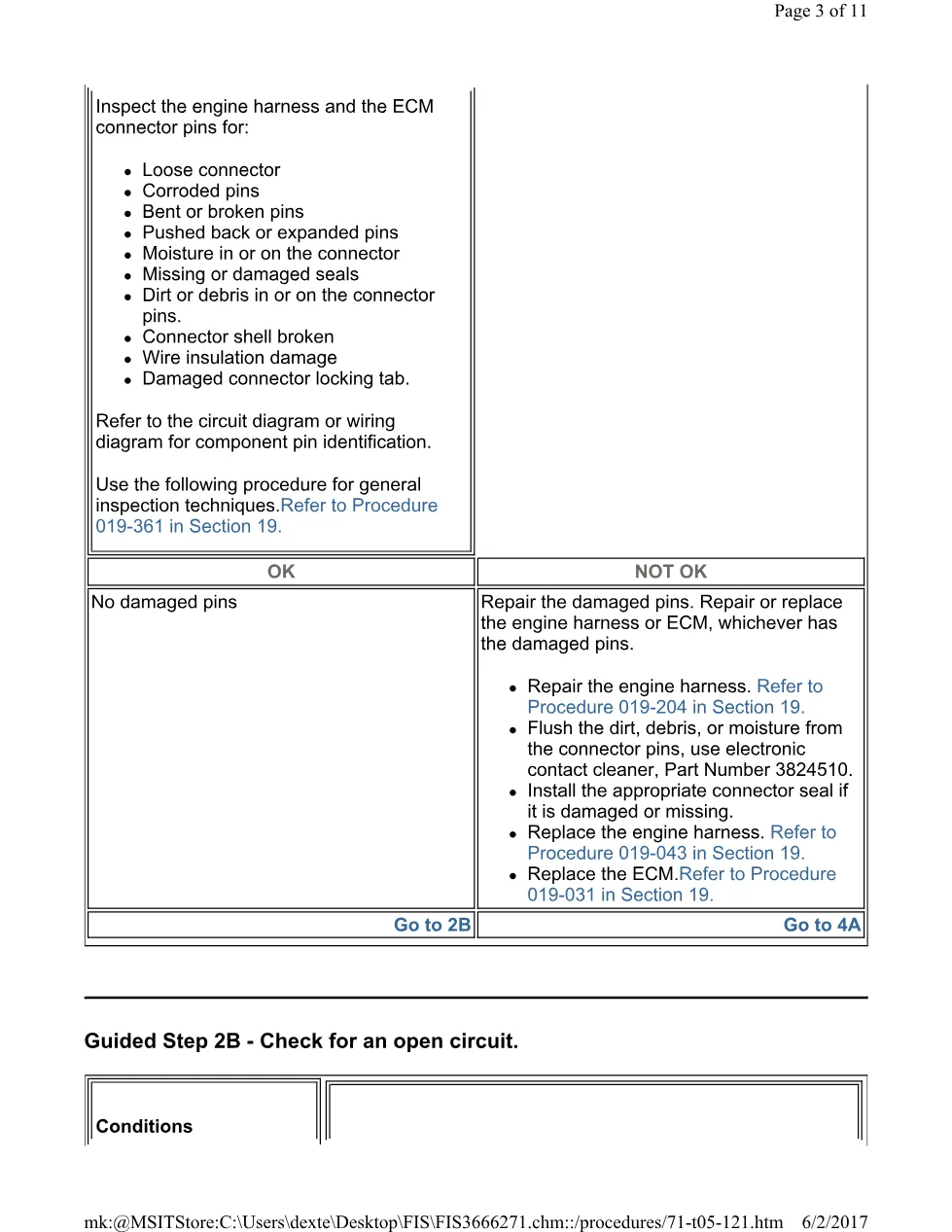 Cummins 121 position test ? fault code 121 engine position sensor - page 3 is available after signing in