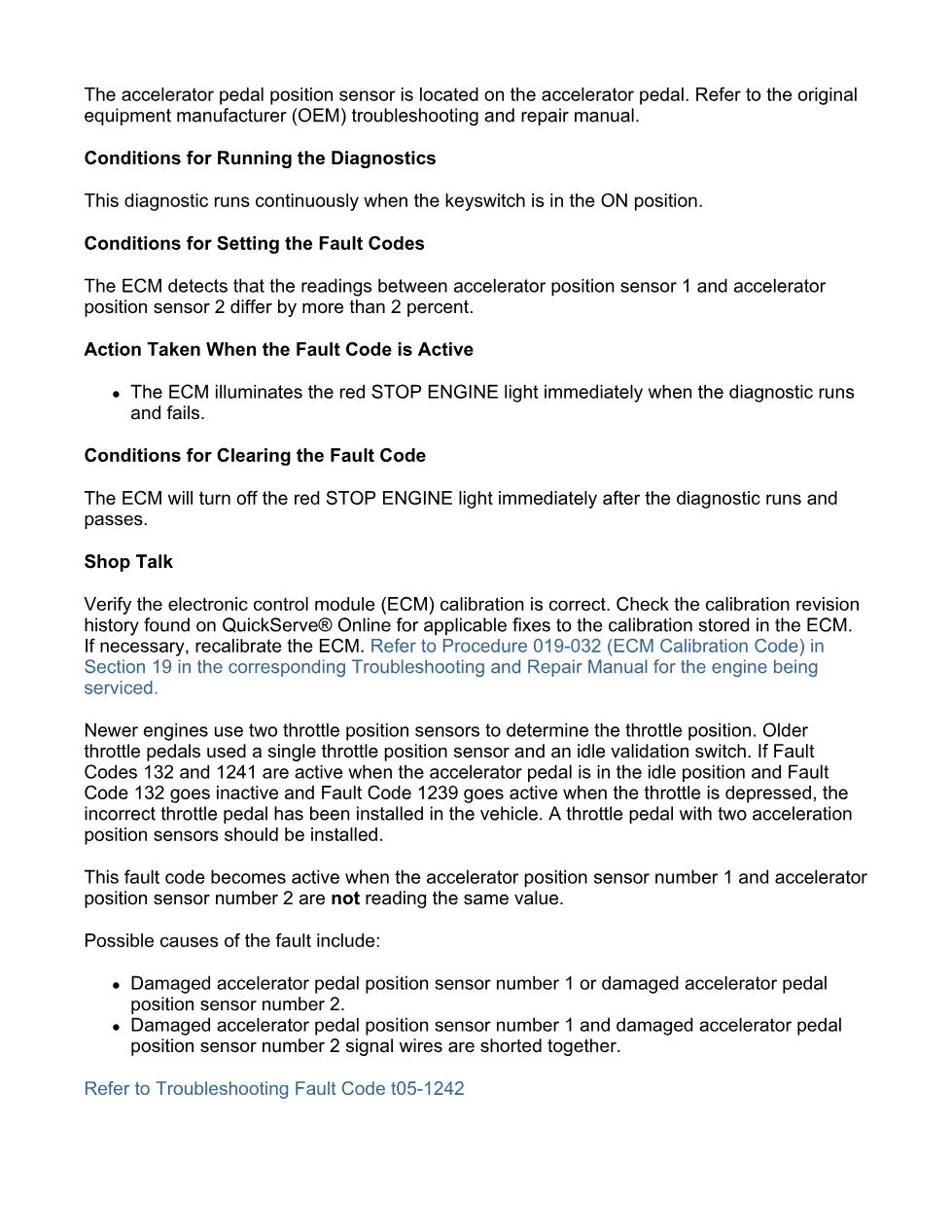 Cummins 1242 troubleshooting manual — Fault Code 1242 — PDF, 14 - preview page 2 of 3