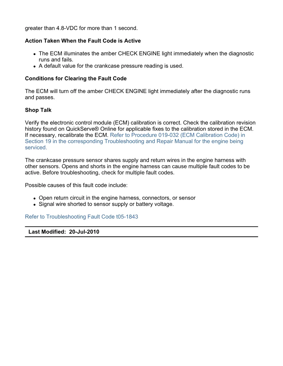 Cummins 1843 fault troubleshooting manual — Code 1843.pdf — PDF, - preview page 2 of 3