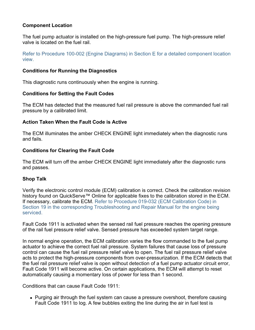 Cummins 1911 fault code troubleshooting manual — 08-fc1911 — PDF, - page 3 is available after signing in
