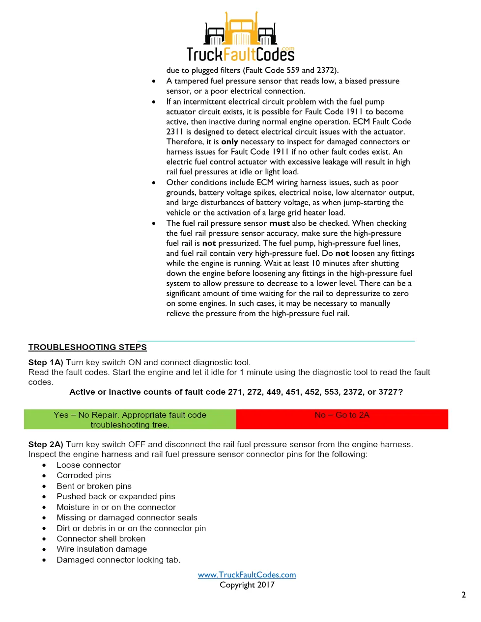 Cummins 1911 isb Fault Guide ? PDF, 6 pages – Official – Workshop - preview page 2 of 3
