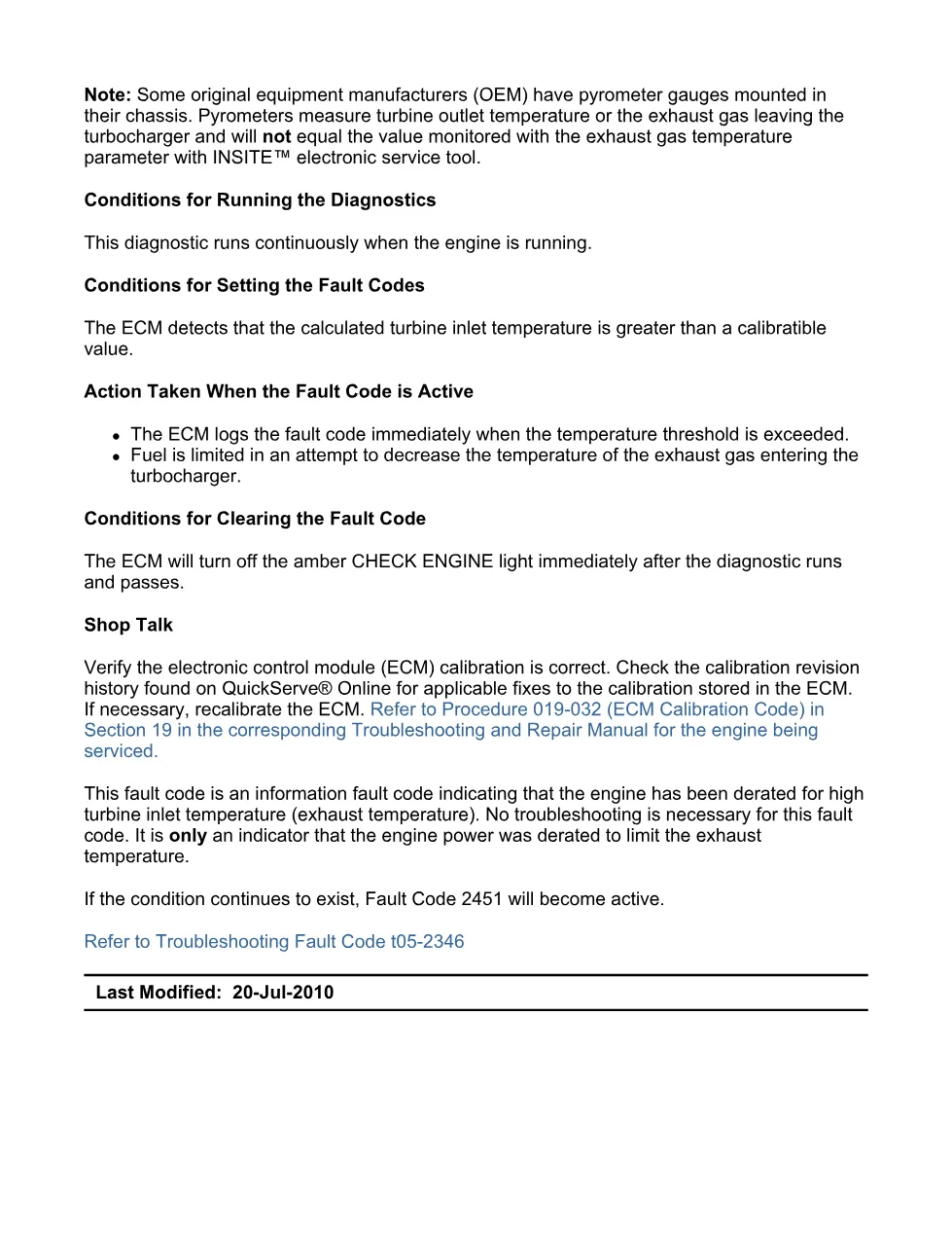Cummins 2346 fault troubleshooting — Code 2346.pdf — PDF, 5 pages - preview page 2 of 3