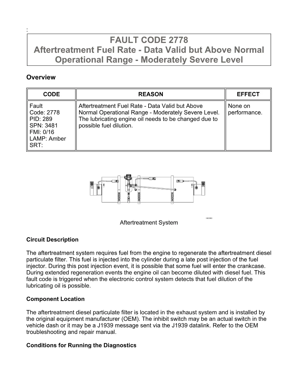 Cummins 2778 fault code Diagnostic Manual — Code 2778 PDF, 5 - preview page 1 of 3