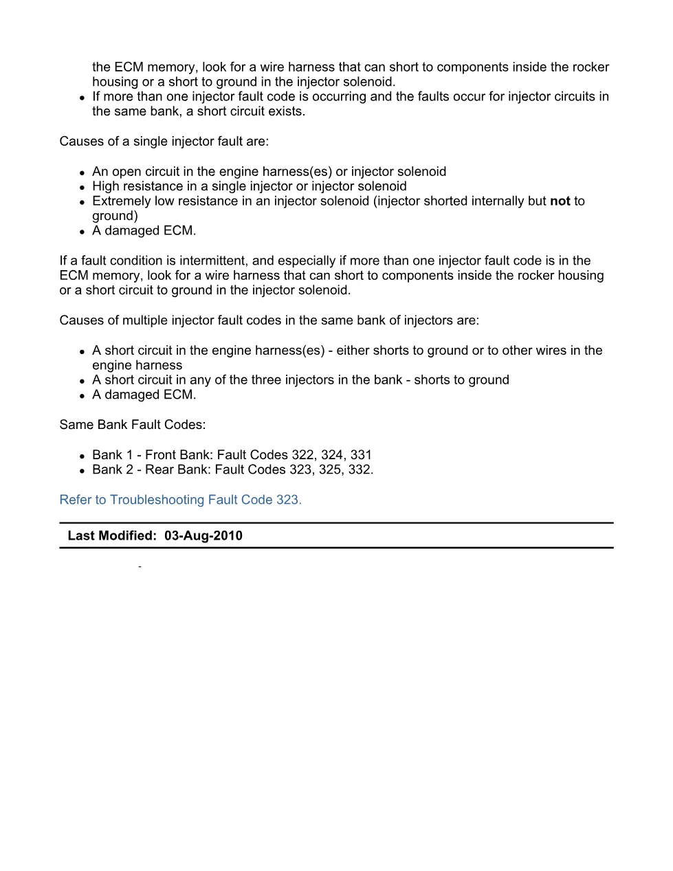 Cummins 323 fault troubleshooting manual — Code 323 PDF, 30 pages - page 3 is available after signing in