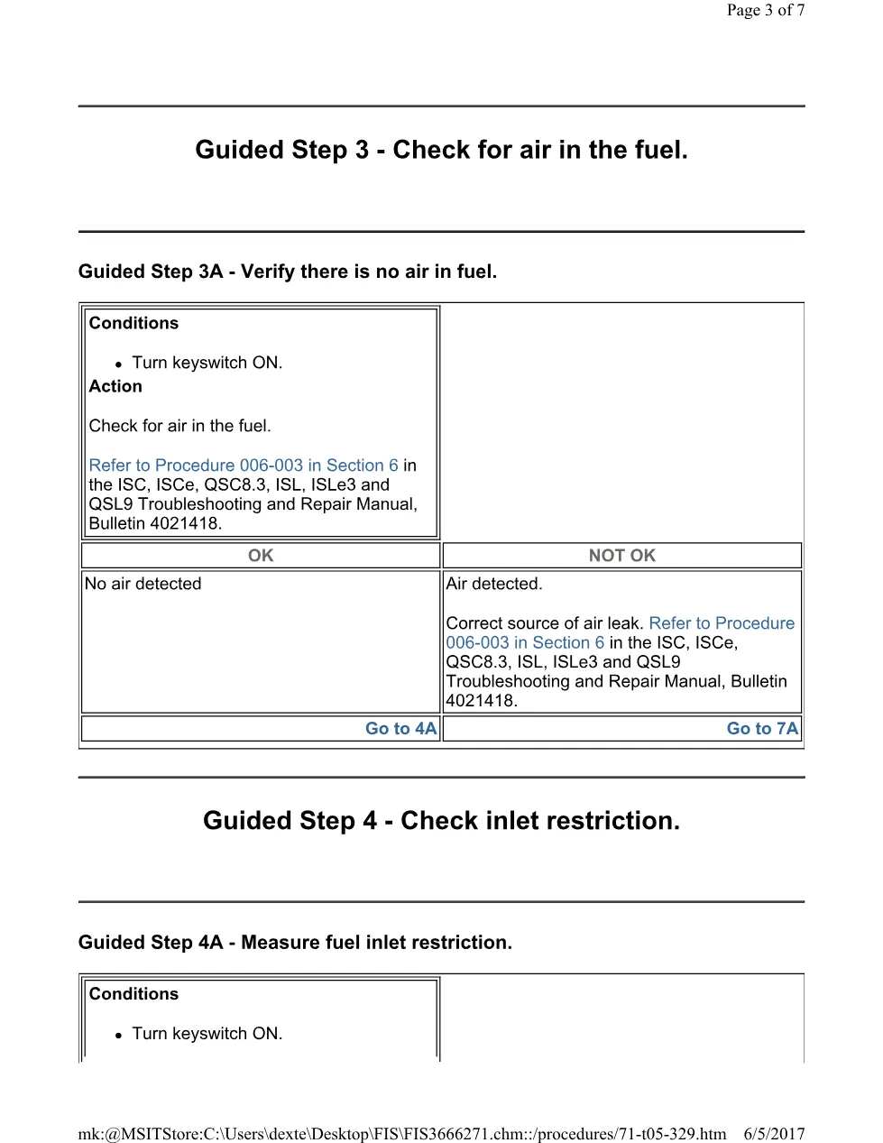 Cummins 329 pump test ? fault code 329 fuel injection pump - page 3 is available after signing in