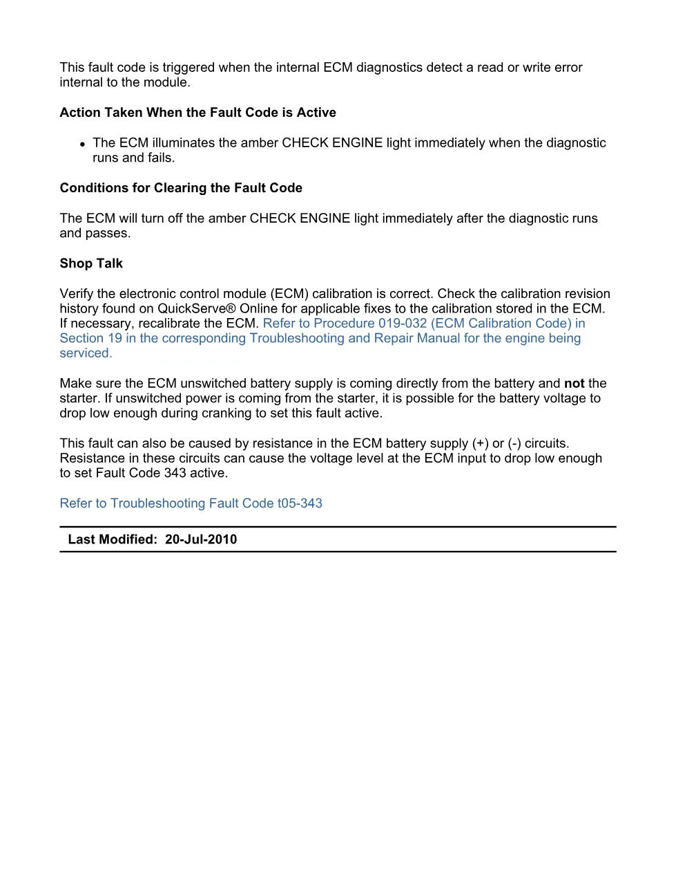 Cummins 343 troubleshooting manual — Code 343.pdf — PDF, 15 pages - preview page 2 of 3