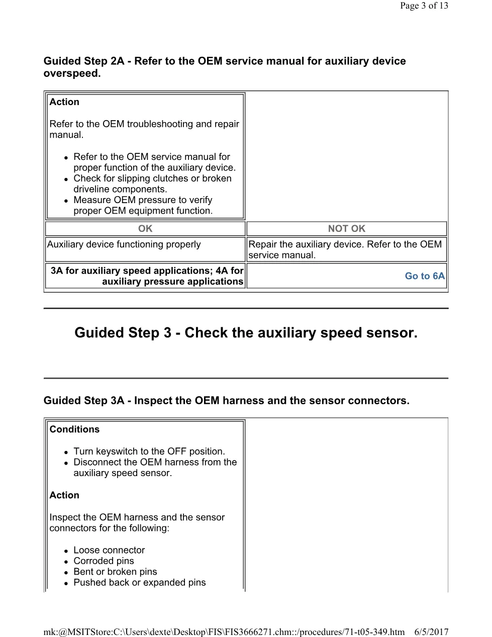 Cummins 349 auxiliary test ? fault code 349 auxiliary speed or - page 3 is available after signing in