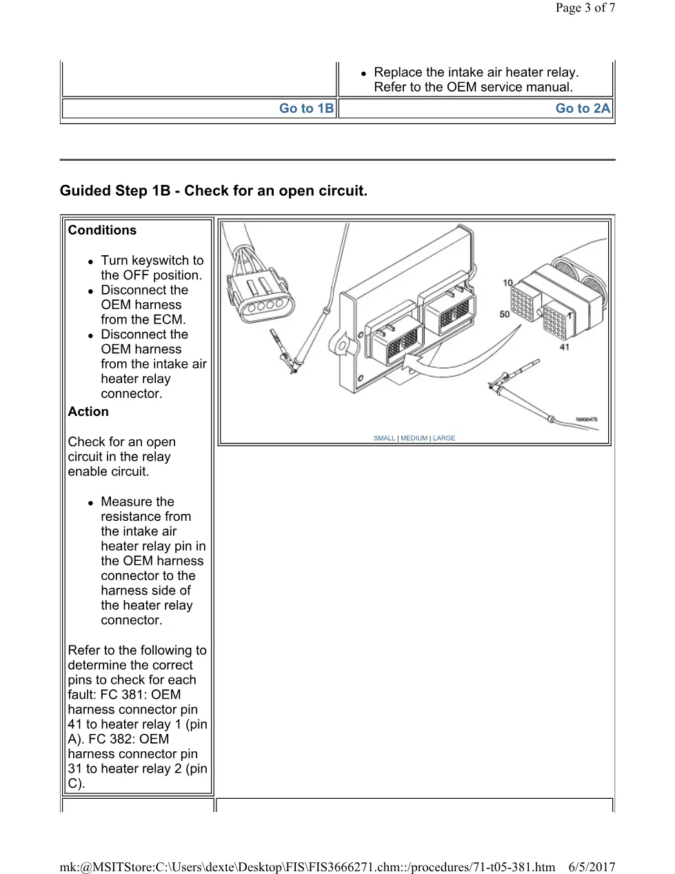 Cummins 381 relay test ? fault code 381 or 382 heater relay - page 3 is available after signing in