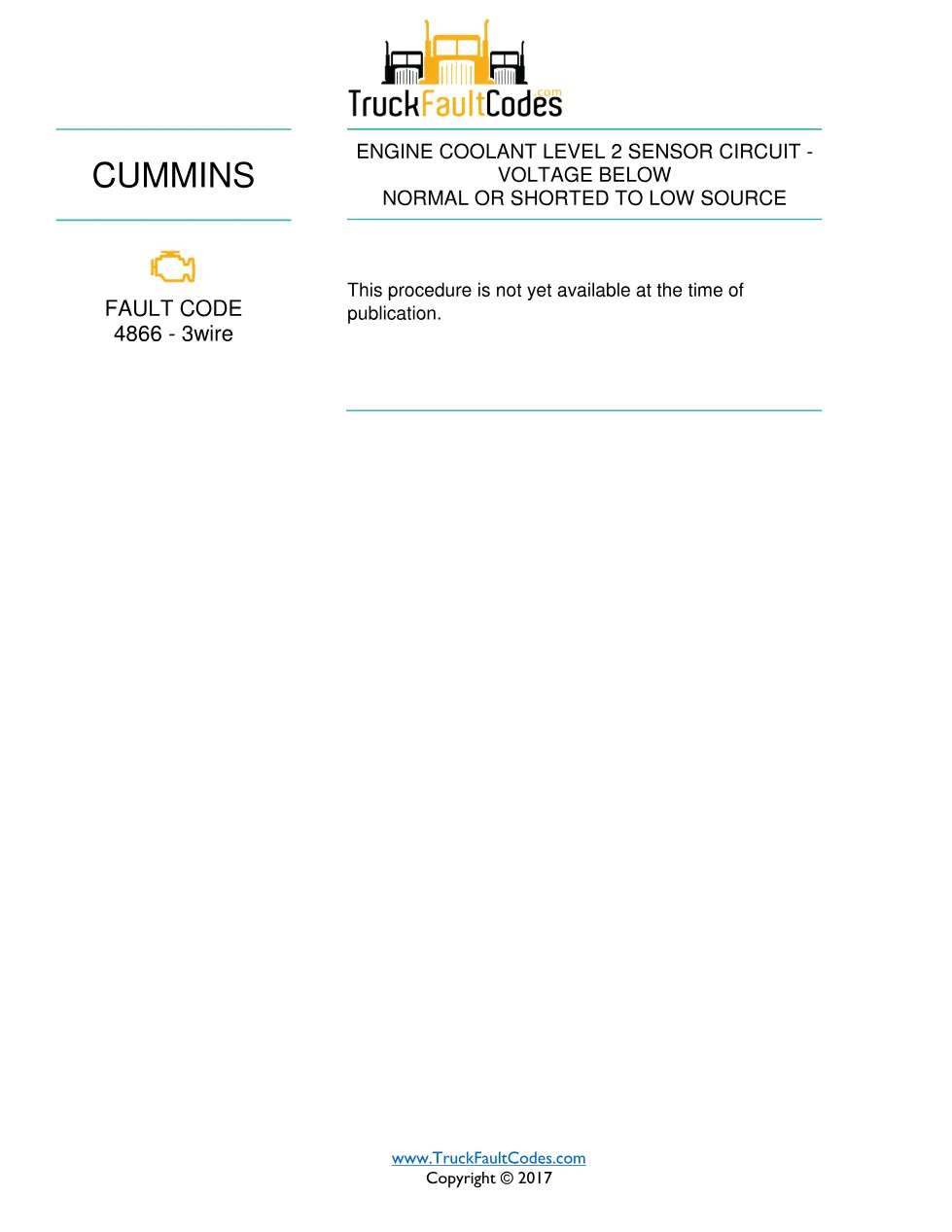 Cummins 4866 3 wire Technical Document Reference – 1 pages – PDF - page 1 is available after signing in