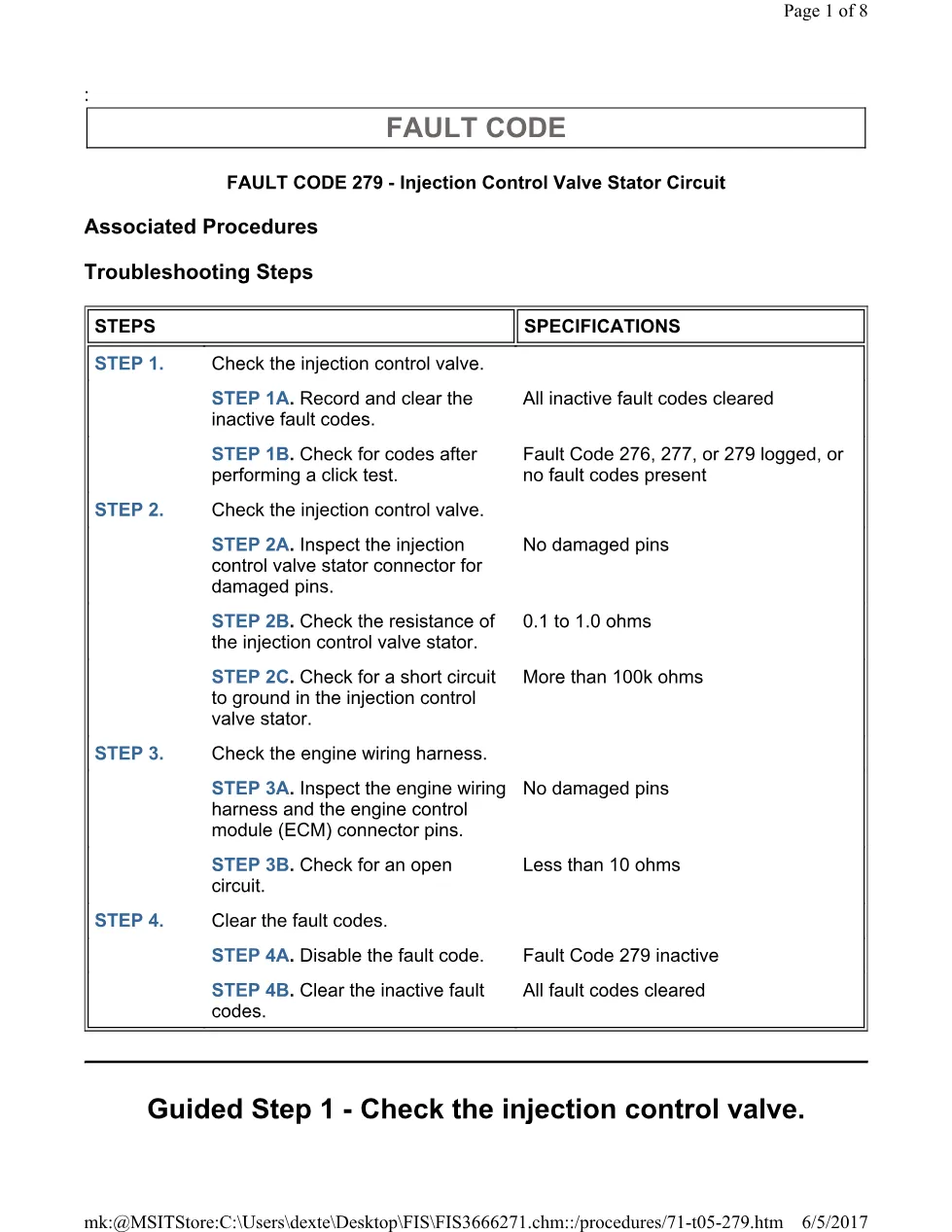 Cummins CM554 279 TS document guide – 279(TS).pdf – PDF, 8 pages - preview page 1 of 3