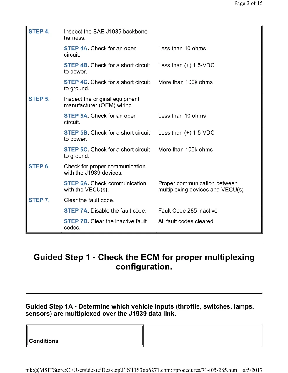 Cummins CM554 285 TS document guide – 285(TS).pdf – PDF, 15 pages - preview page 2 of 3