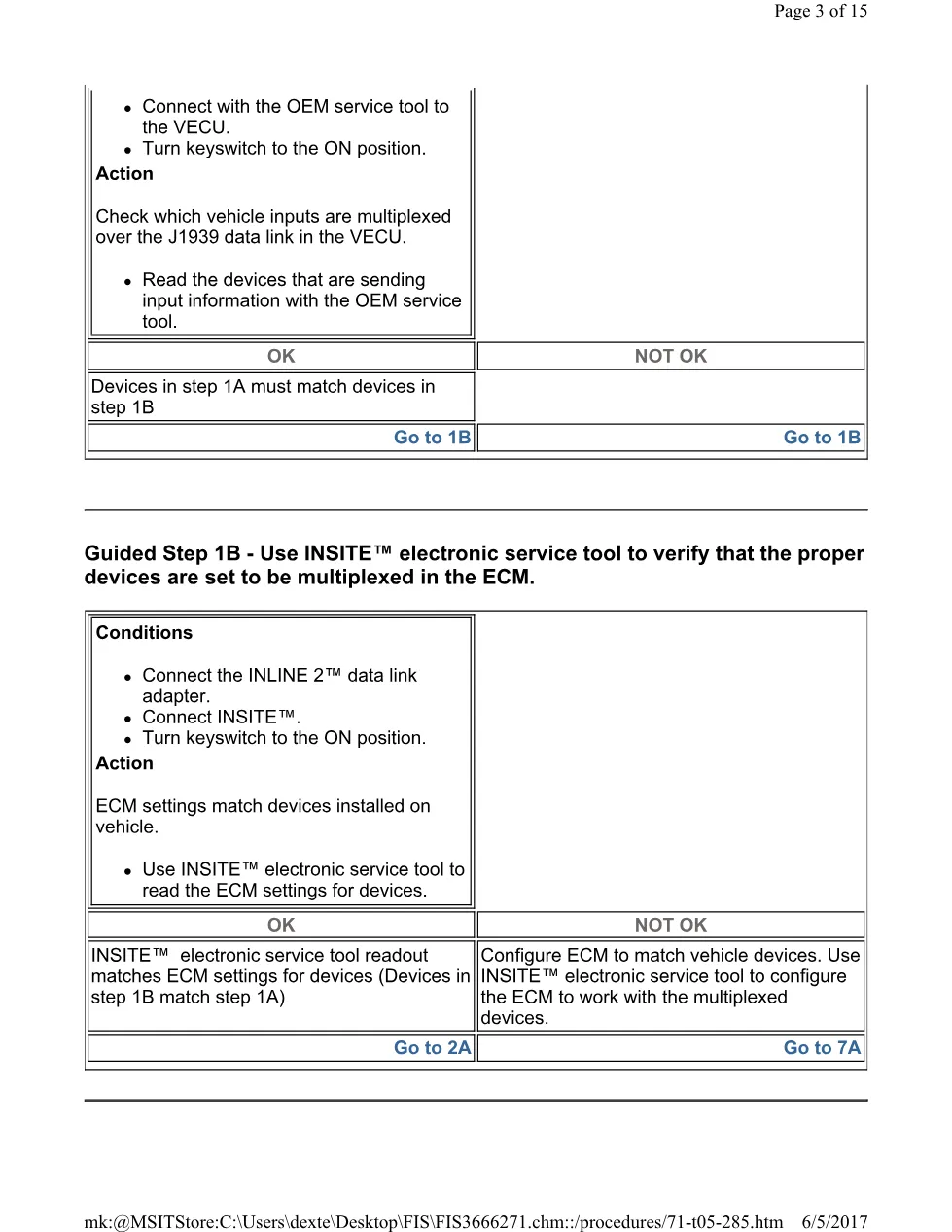 Cummins CM554 285 TS document guide – 285(TS).pdf – PDF, 15 pages - page 3 is available after signing in