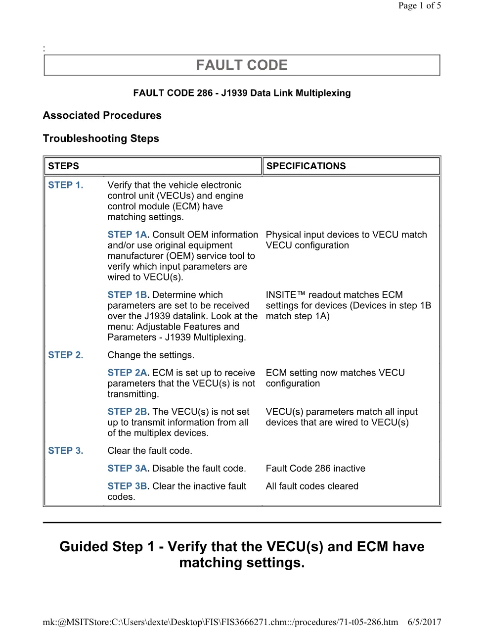 Cummins CM554 286 TS document guide – 286(TS).pdf – PDF, 5 pages - preview page 1 of 3