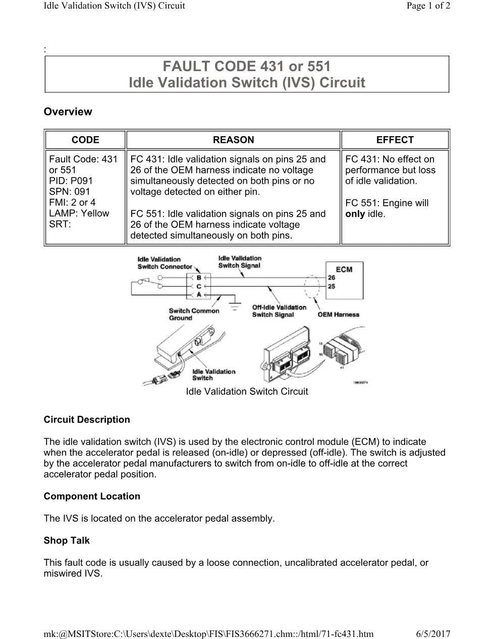 Cummins CM554 431 manual document guide – 431.pdf – PDF, 2 pages - preview page 1 of 2