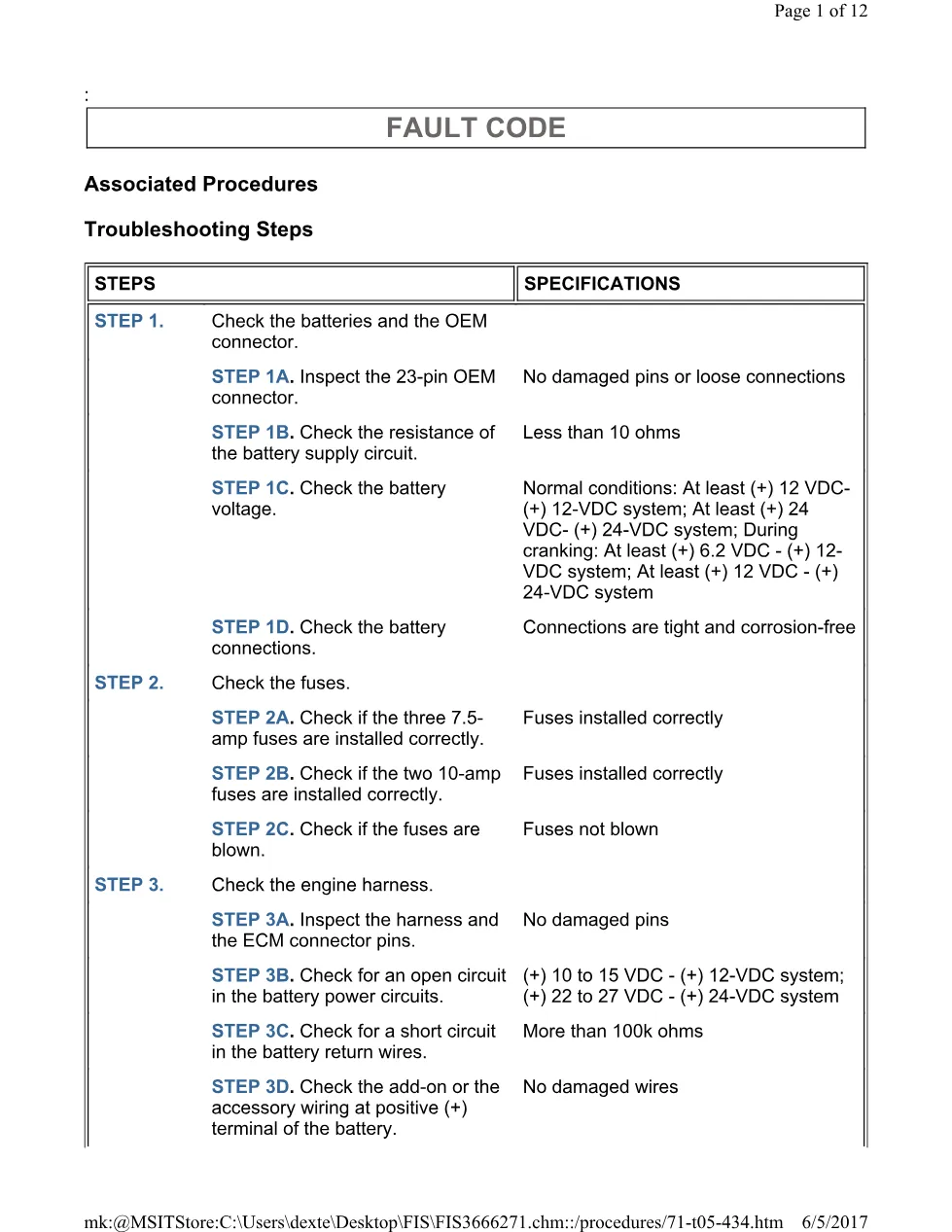Cummins CM554 434 TS document guide – 434(TS).pdf – PDF, 12 pages - preview page 1 of 3